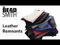 The Beadsmith Leather Remnants/ Scrap Leather/ Real Cow /Kudu Hide/ Various Sizes &amp; Colors per Bag