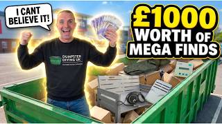 I FOUND £1000😲IN MEGA FINDS, DUMPSTER DIVING UK