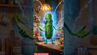 फल और सब्जियाँ खुद बोलकर हमें अपनी असली वैल्यू समझाते है #youtubeshorts #cartoon #fruit #viral