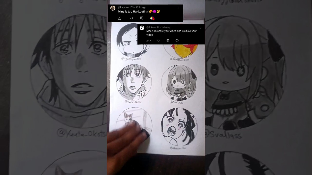 Drawing your profile picture ✨✨❤️ 