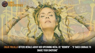 CHLOE TRUJILLO Talks Her Upcoming Metal EP, “Rebirth”: It Takes Courage To Share Your Emotions”
This October, singer, songwriter, and visual artist Chloe Trujillo launched a bold new chapter of her musical career with the release of her first single, “As the Sky Is Falling Down.” The song serves as the opening statement from her upcoming four-song metal EP, Rebirth, due out March 5th.
While her past releases explored a wide range of musical genres, Rebirth represents a turning point, an artistic surge where experimentation gives way to clarity and self-truth. The result is a collection of guitar-driven metal songs that are her most personal and emotionally honest work to date.
The hypnotic and fiery lead single, “As the Sky Is Falling Down,” explores the search for inner calm amid the chaos rising above negativity, while trying to remain grounded and strong. At the same time, songs like “Lies” and “Thumbs Up” showcase your ability to throttle between clean melodic vocals and full guttural screams.
At the core of Rebirth is Chloe as the driving force, writing with a clear musical vision while working closely with producer Jake Carmona, who also handled guitar, bass, and instrumentation to shape the EP. Songs that are a bold and ambitious evolution of Chloe’s abilities to shift into the metal realm that transport listeners on a multi-faceted journey.
Robert Cavuoto spoke with Chloe about the songwriting process for Rebirth. She shares that some ideas are written the traditional way using guitar or keyboards, while many of her musical ideas emerge while she’s painting. In those moments, melodies and words arrive organically. Other times, inspiration comes when she awakens from a dream, with late-night recordings whispered into her phone. For Chloe, creativity is less about control and more about acting as a conduit, allowing ideas to pass through freely, whether visually or musically.
Thematically, Rebirth is shaped by Chloe’s spiritual outlook and life experiences, including trauma. Rather than viewing hardship as defeat, she sees it as a catalyst for growth. This philosophy runs throughout the four songs, which emphasize the long arc of personal growth that only becomes clear years later.
Throughout the interview, she reflected on how maturity, coupled with confidence, has changed her relationship with creativity. Where she once hid lyrics in notebooks or burned them out of fear of being seen when she was young, she now views openness as essential. With many songs completed and ideas still swirling, Trujillo hopes to put together a band and tour once she has a full album. CHLOE TRUJILLO Talks Her Upcoming Metal EP, “Rebirth”: It Takes Courage To Share Your Emotions”