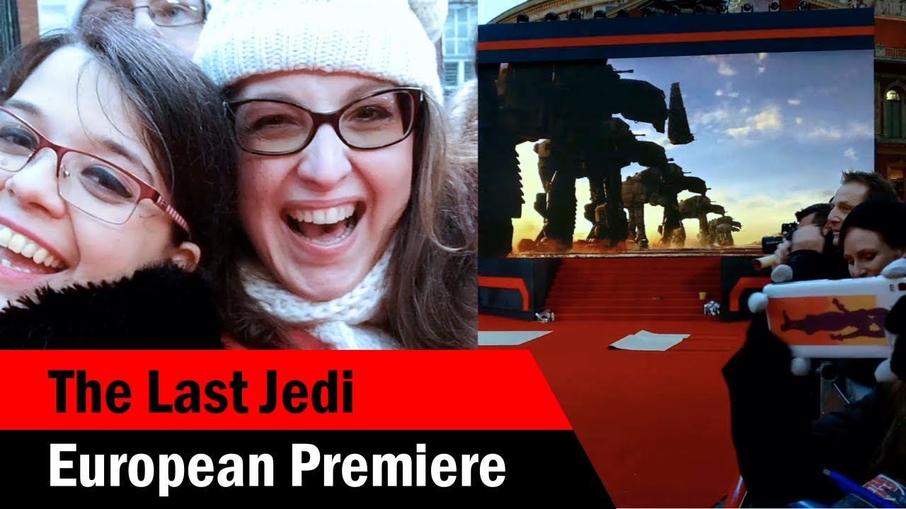 Star Wars: The Last Jedi - European Premiere - YouTube Mondi Futuri Channel