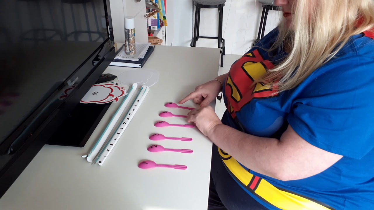 Spoons for number recognition YouTube