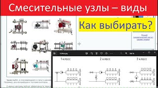 Смесительные узлы теплого водяного пола. Их виды и классификация.  Как выбирать?