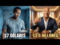 Tenía $7 Dólares y lo apostó TODO, La Historia de Dwayne Johnson "LA ROCA" #dinero #finanzas #exito