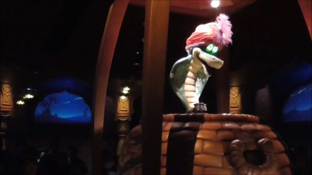 ディズニーシー アトラクション マジックランプシアター プレショー Youtube