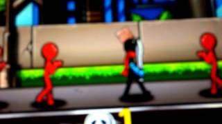 Stick man ninja rape shank