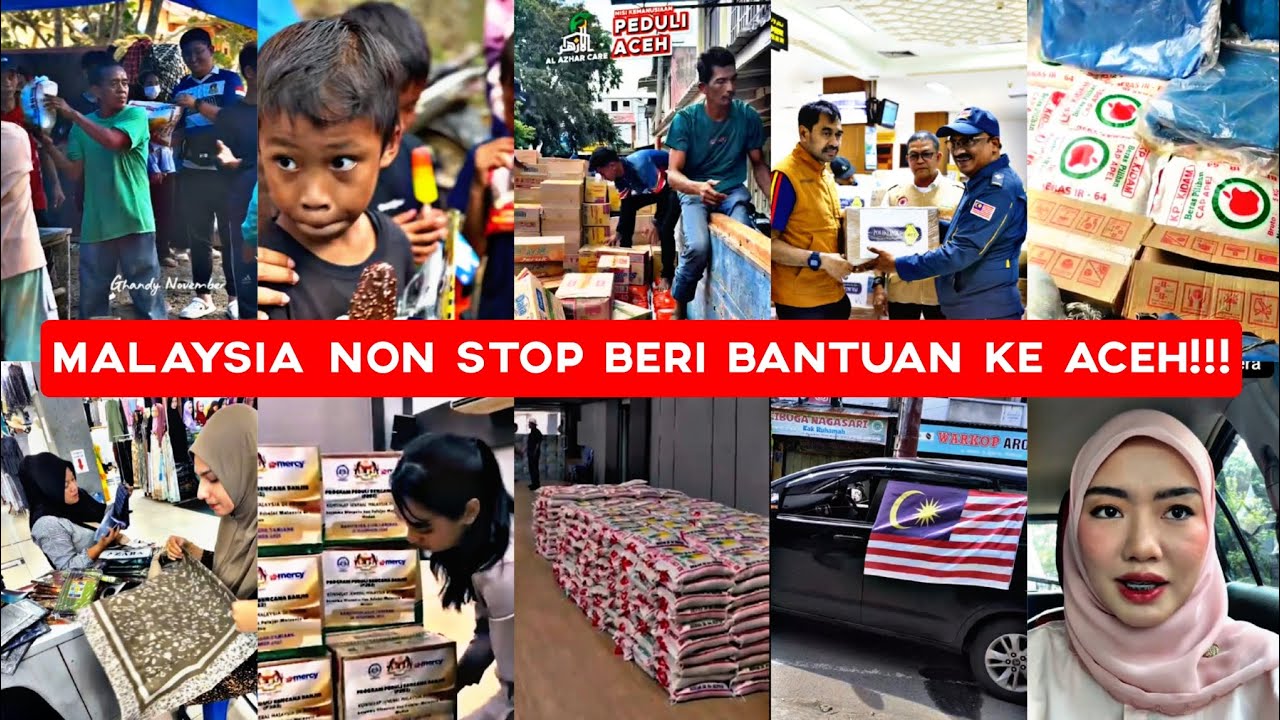 Non Stop❗Aceh Bahagia Warga Malaysia Tak Henti Beri Bantuan 