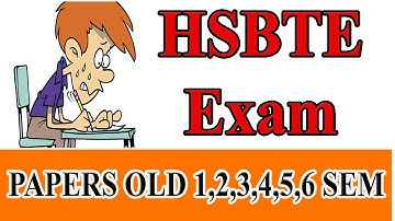 #learning geeks,#CSE Engg How to Download old Exam Papers of #HSBTE Diploma Course of all branches.