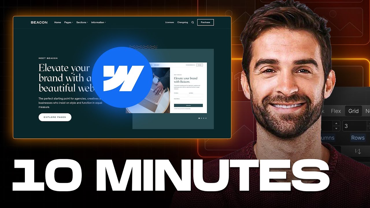 How to Make a Webflow Website in 10 Minutes (Full Tutorial) - YouTube