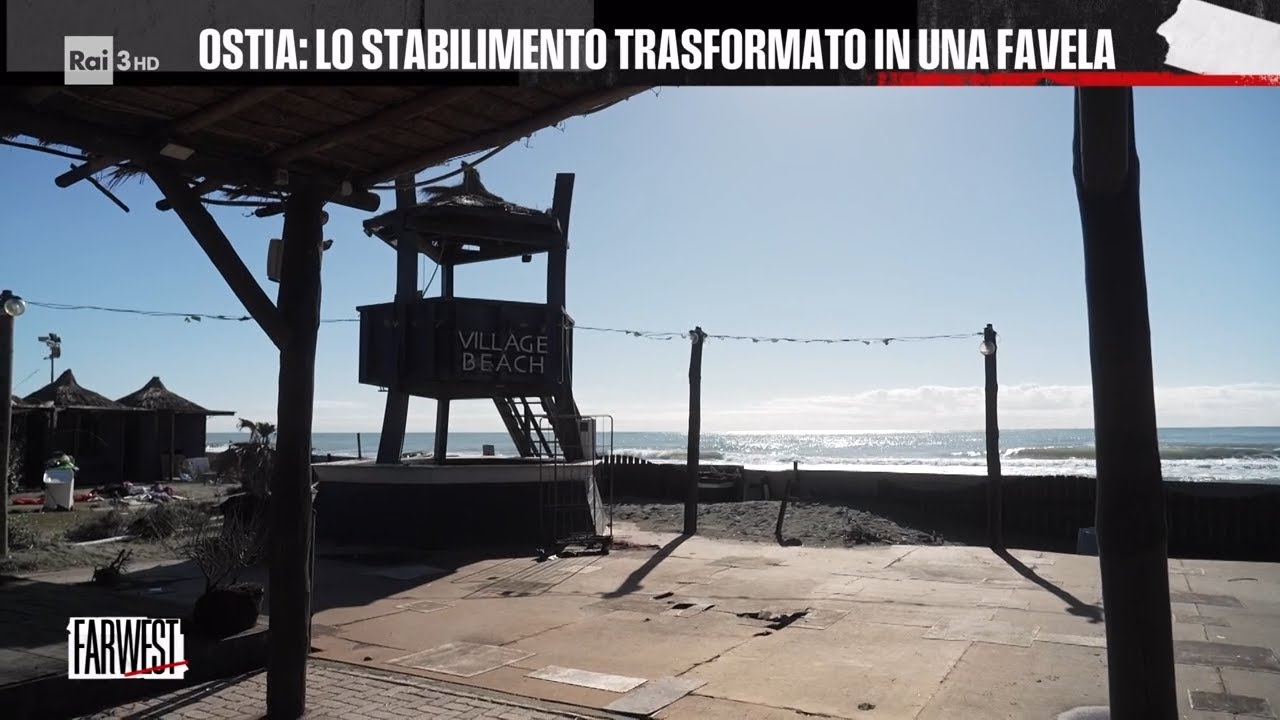 Ostia: lo stabilimento trasformato in una favela - FarWest 10/02/2026