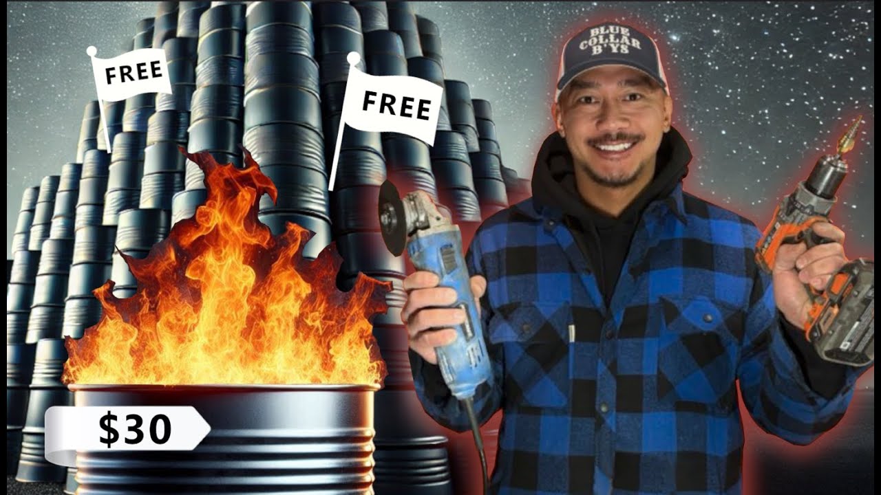 How To Turn Free Steel Drums Into Cash (Burn Barrel Side Hustle)