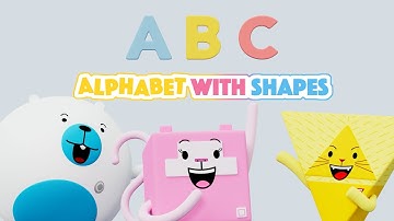 Alphabet with Shapes 🎶 | ABC Learning & Fun Kids Song | Learn Alphabet with Shapes 🅰️🟡