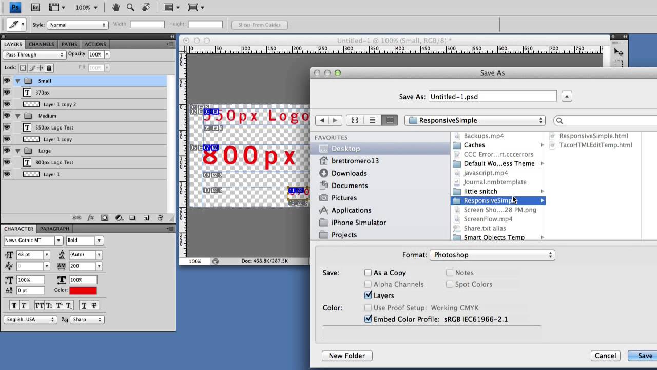 Image Slice Layout Response Web Design - Image Slicing In Photoshop - YouTube