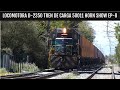 Locomotora D-2350 de Fepasa tren de contenedores 50011 / Horn show EP-8 Nathan P3
