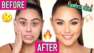 FULL COVERAGE, Long Lasting Foundation Routine for Beginners!! | Roxette Arisa
