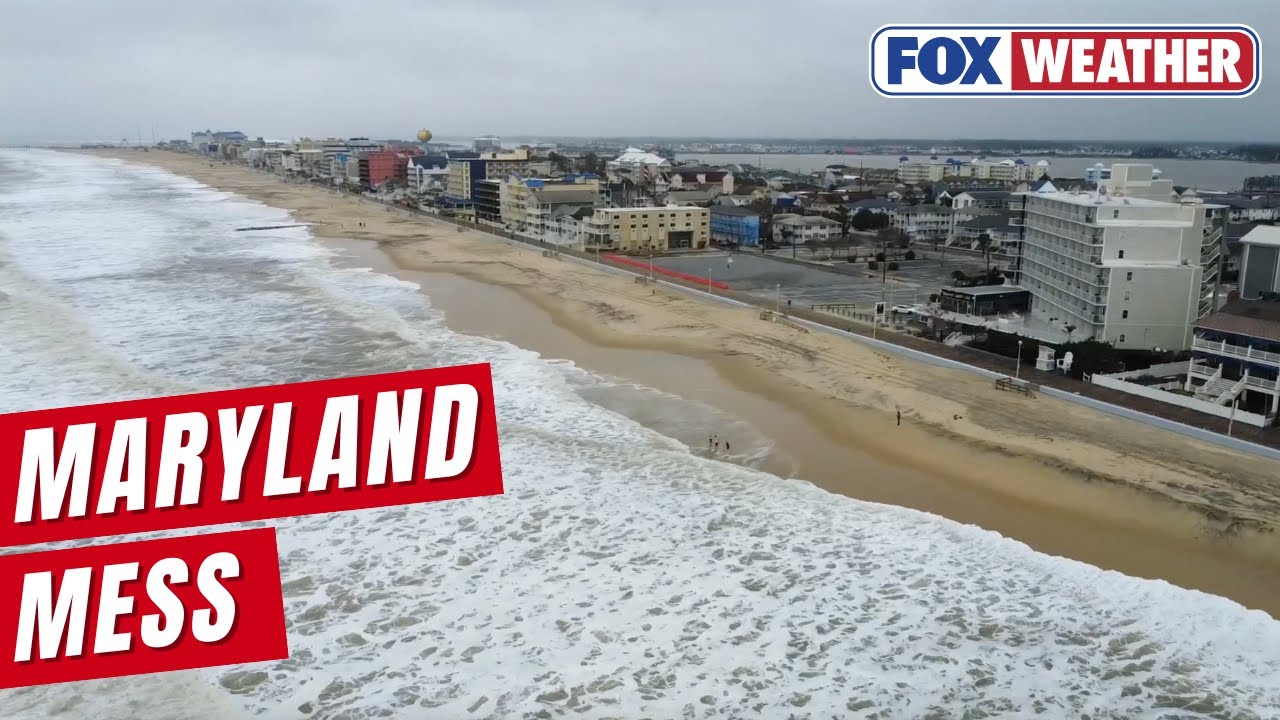 Rain, Gusty Winds Continue In Maryland As Nor’easter Begins To Wind ...