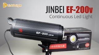 Jinbei EF-200 LEDv 5500k / EFL-200 Ledv 3200K Video Light unboxing and test- Linkdelight.com screenshot 5