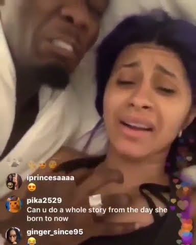 CARDIB AND OFFSET HAVING SEX ON LIVE VIDEO ON INSTAGRAM