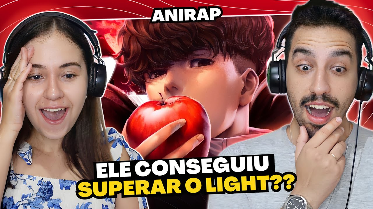 ELE É UM GÊNIO!! Reagimos a ♪ Minoru Tanaka (Death Note) | O Novo Kira | AniRap | React 🔥