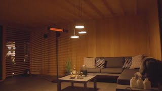 Sunred Heater Dark Standing Black 2500 Watt