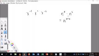 Introduction to the product rule with negative exponents