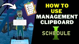 How To Use the Management Clipboard To Assign The Cleaner To a Bed in Schedule 1