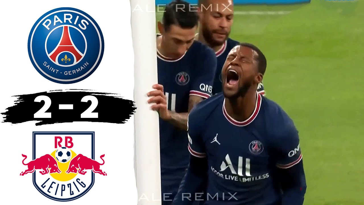 Leipzig vs PSG 2 2 All Goals  HD