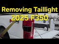 2023-2026 Ford F350 F250 How to Remove taillight