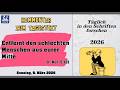 Tagestext 2026 3 8 Entfernt Den Schlechten Menschen Aus Eurer Mitte