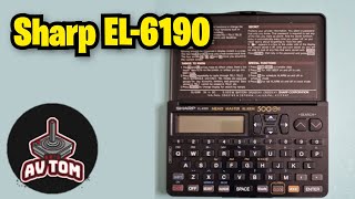 Sharp EL-6190 Vintage UNBOX walk through digital diary