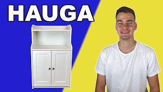 HAUGA Cabinet with 2 Doors IKEA Tutorial