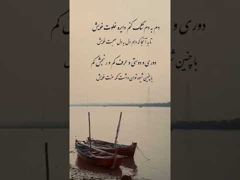 گاهی تنها باشی بهتر است باور کن بعضی ها تنها ترت می کنند حسین پناهی شعر عشق  زندگی