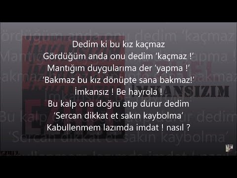 Ezhel - İmkansızım (Sözler Ekranda) (with English Subtitles)