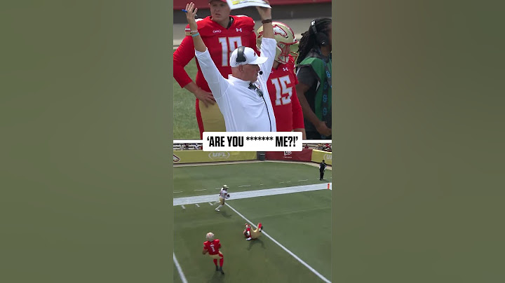Skip Holtz was not happy with the outcome 😳 #ufl #football #stallions