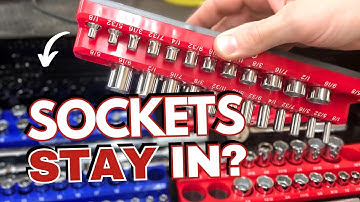 Keep Your Sockets Secured with This Magnetic Organizer!  🧲  @timsworkshop85