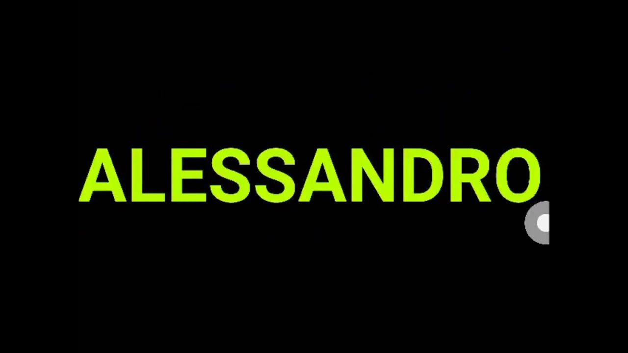 ALESSANDRO SIGNIFICATO NOME YouTube ALESSANDRO SIGNIFICATO NOME YouTube