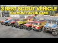 Top 3 SnowRunner Best Scout Vehicles You Must Have These Vehicles in Game!