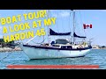 Boat tour of my Hardin 45 ketch sailboat