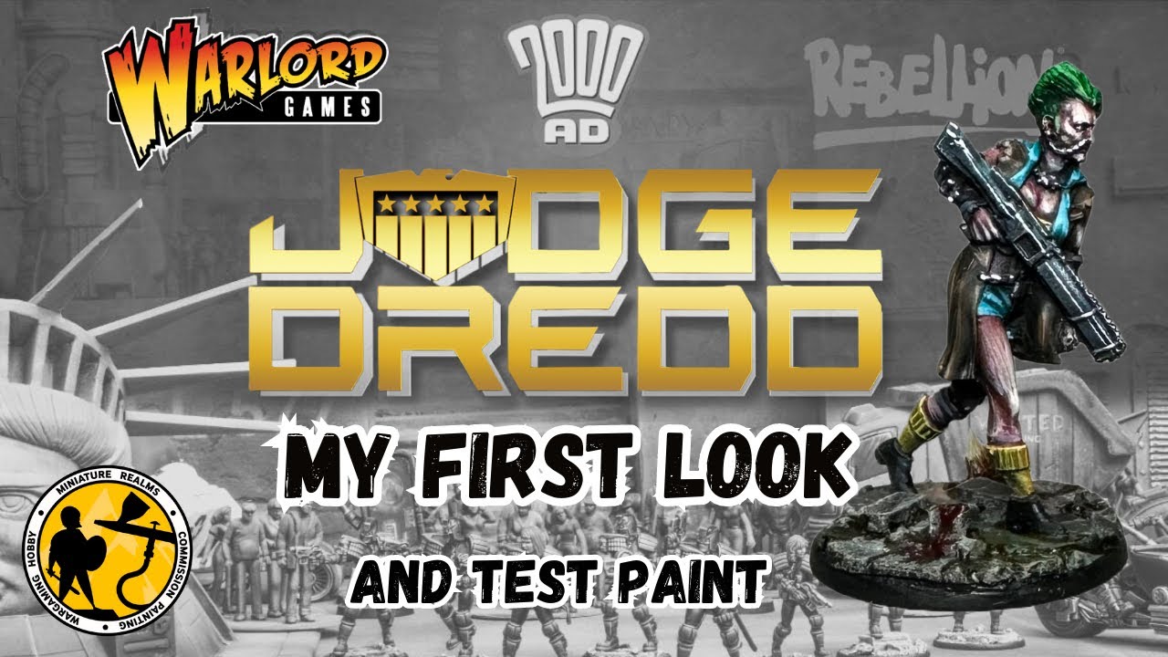 Warlord Games Judge Dredd Miniatures Game | My First Look - YouTube