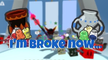 Buying the Heat-Treated and Hydroponic Planter at the SAME TIME! | Bee Swarm Simulator