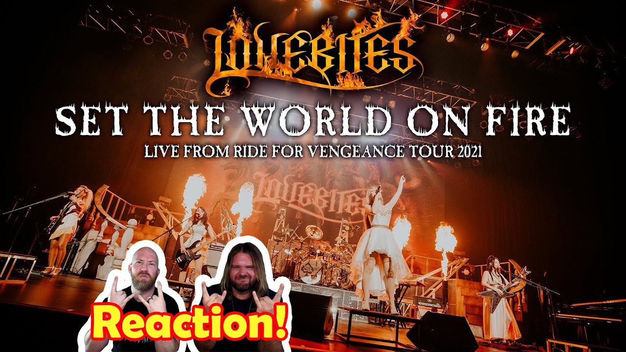 Musicians react to hearing LOVEBITES / Set The World On Fire Live!