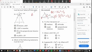 Topic 5 review - Geometry