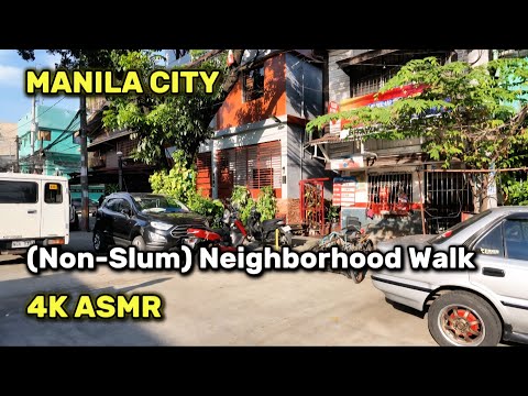 Real Manila Neighborhood Walk: Santa Cruz District (Not a Slum) 4K Philippines