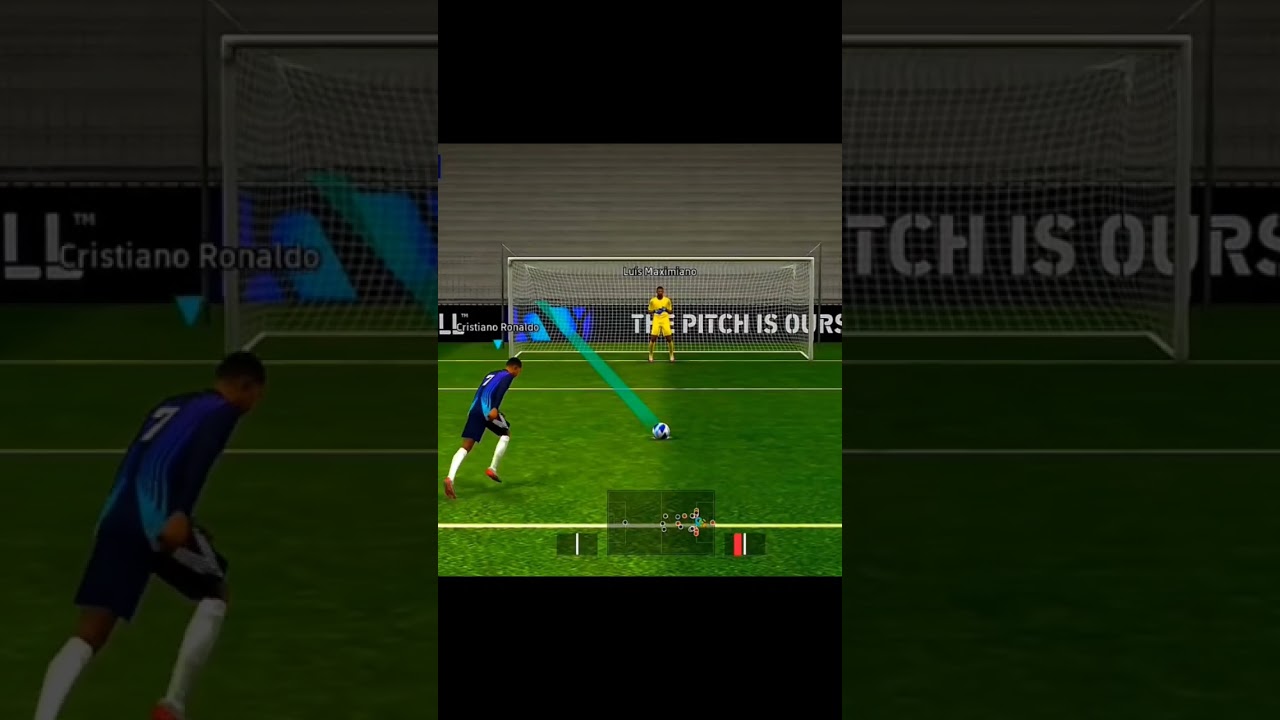 ronaldo penalty kick goal #footballshorts #gaming #football #moments #foryou #efootball2023 #fyp