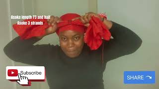 How To Tie Simple Asoke Head Wrap Without Pin