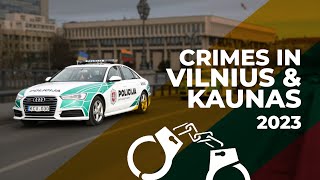 Crimes In Vilnius & Kaunas (Reported In 2023)