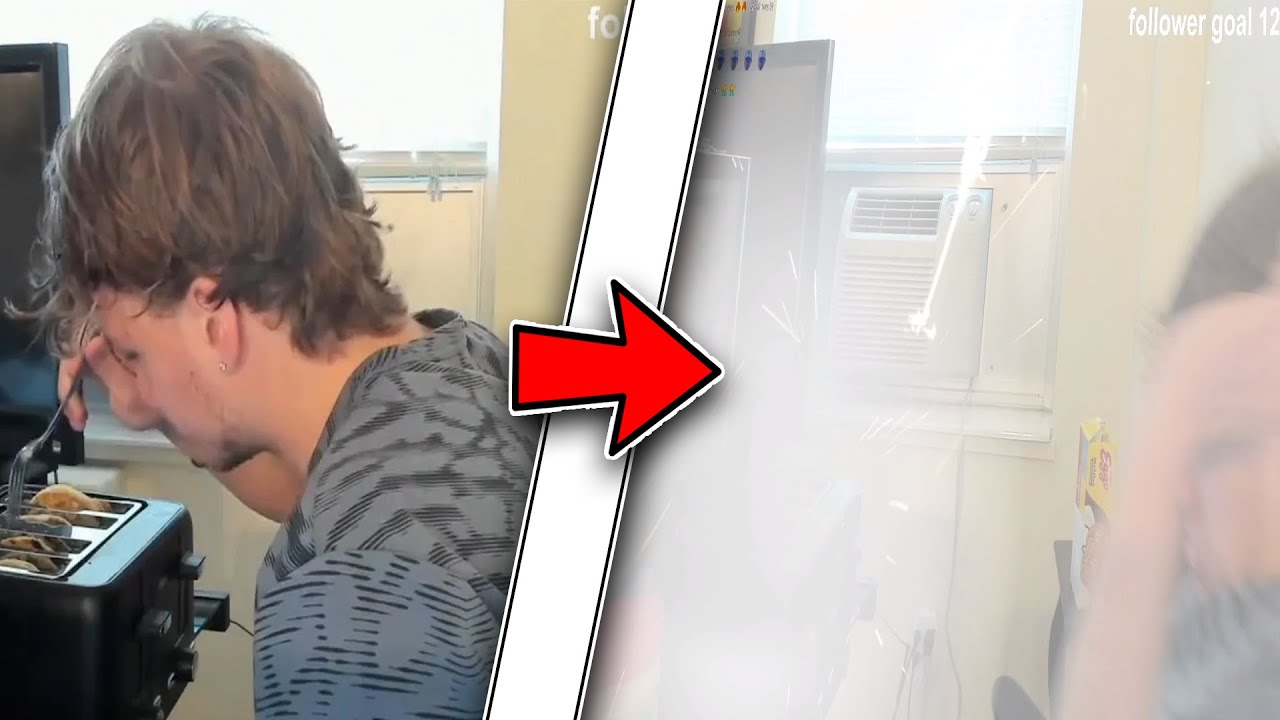 Kick Streamer Puts Fork In Toaster YouTube