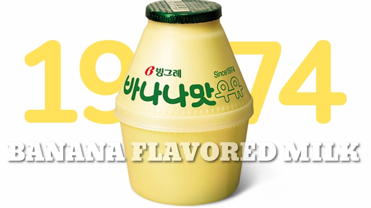BANANA FLAVORED MILK  FROM BINGGRAE