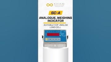Discover the SC-A Analogue Weighing Indicator by Sensocar, Spain